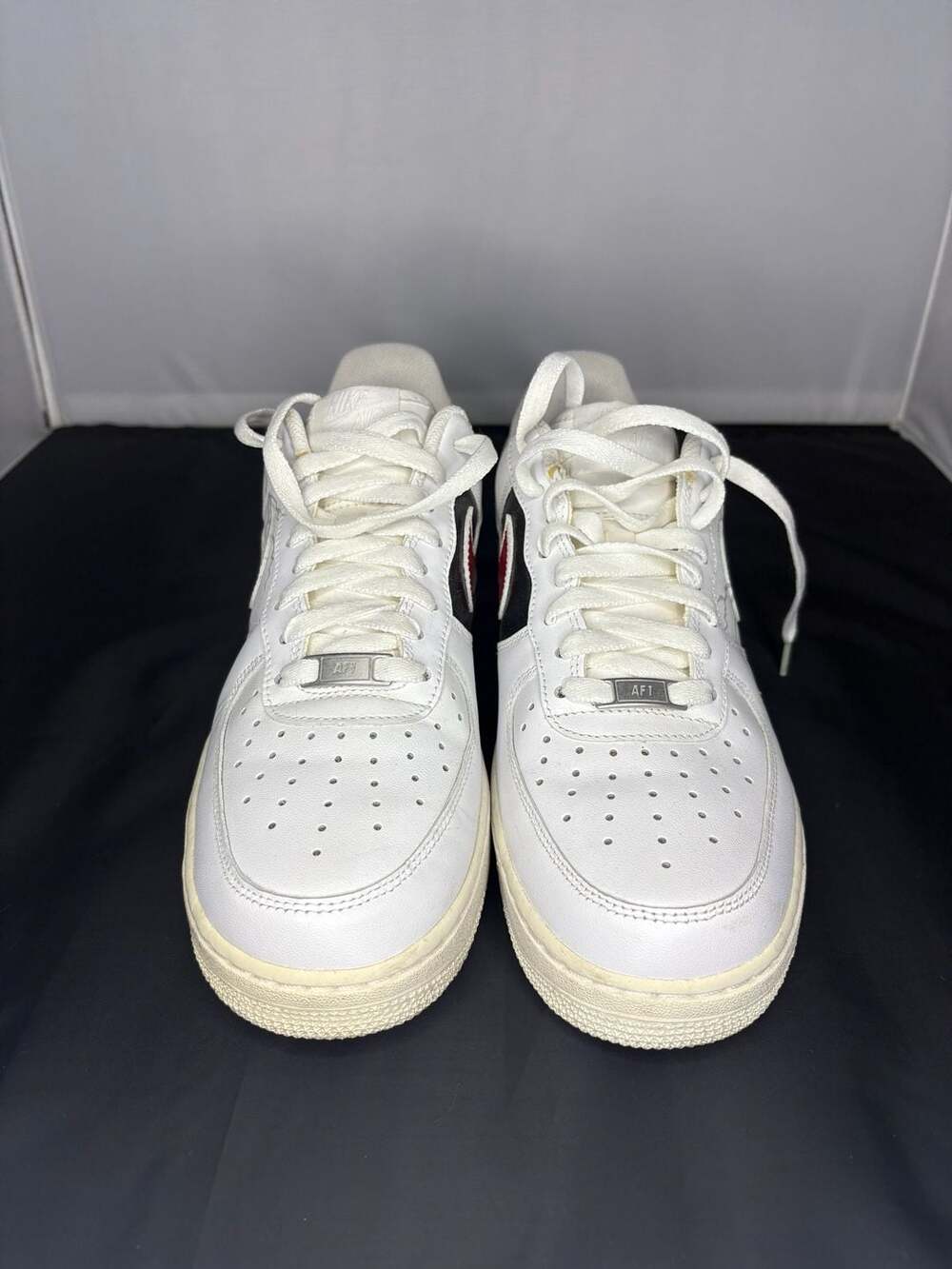 Nike Air Force 1 Low Custom 'Dior' White with Dinosaur Design - Picture 3 of 8